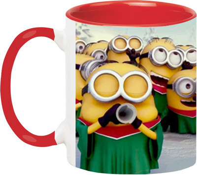ARTBUG Minion -191-Red Ceramic Coffee Mug(350 ml)
