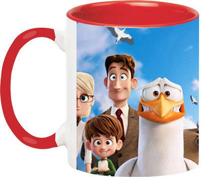 ARTBUG Angry Bird -1840-Red Ceramic Coffee Mug(350 ml)