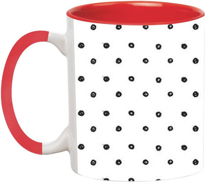 ARTBUG Friend's Forever -1320-Red Ceramic Coffee Mug(350 ml)