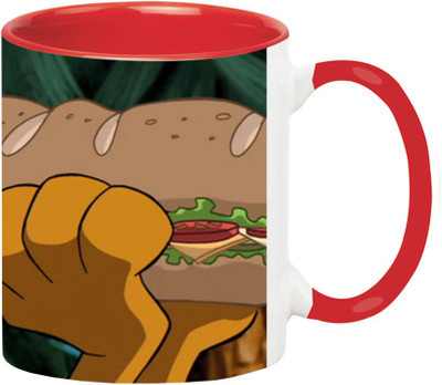 ARTBUG Scooby-Doo -1272-Red Ceramic Coffee Mug(350 ml)
