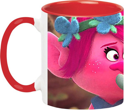 ARTBUG Smudge House -1836-Red Ceramic Coffee Mug(350 ml)
