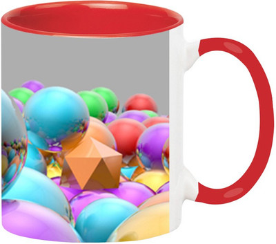 Ashvah Patterns 418 Ceramic Coffee Mug(350 ml)