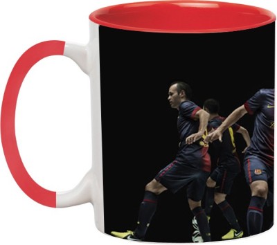 ARTBUG Andres Iniesta -1947-Red Ceramic Coffee Mug(350 ml)