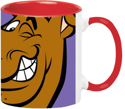 ARTBUG Scooby-Doo -1270-Red Ceramic Coffee Mug(350 ml)