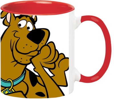ARTBUG Scooby-Doo -1271-Red Ceramic Coffee Mug(350 ml)