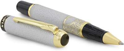Hayman Dikawen 24 CT Gold Plated Designer Roller Ball Pen(Blue)