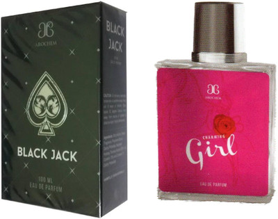 

Arochem Black Jack and Charming Girl Perfume 100ML Each (Pack of 2) Eau de Parfum - 200 ml(For Men & Women)