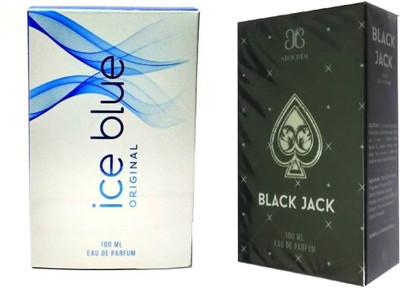 

Arochem Ice Blue and Black Jack Perfume 100ML Each (Pack of 2) Eau de Parfum - 200 ml(For Men & Women)