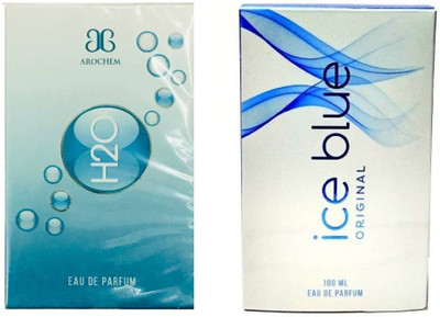 

Arochem H2O and Ice Blue Perfume 100ML Each (Pack of 2) Eau de Parfum - 200 ml(For Men & Women)