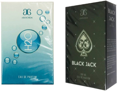 

Arochem H2O and Black Jack Perfume 100ML Each (Pack of 2) Eau de Parfum - 200 ml(For Men & Women)