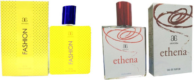 

Arochem Fashion and Ethena Perfume 100ML Each (Pack of 2) Eau de Parfum - 200 ml(For Men & Women)