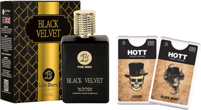 

Lyla Blanc EDP Black Velvet Perfume (100 ml) + 2 Pocket Perfume (18 ml each) Combo Offer For Men Eau de Parfum - 136 ml(For Men)
