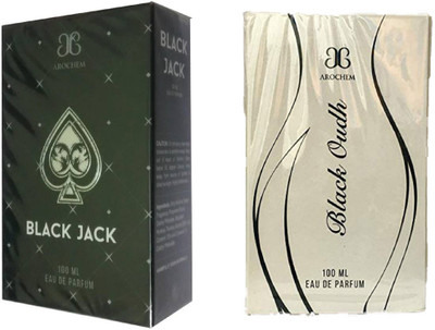 

Arochem Black Jack and Black Oudh Perfume 100ML Each (Pack of 2) Eau de Parfum - 200 ml(For Men & Women)