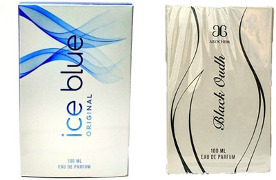 

Arochem Ice Blue and Black Oudh Perfume 100ML Each (Pack of 2) Eau de Parfum - 200 ml(For Men & Women)