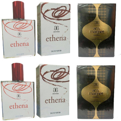 

Arochem 2 Ethena and 2 Magnet Perfume 100ML Each (Pack of 4) Eau de Parfum - 400 ml(For Men & Women)