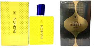 

Arochem Fashion and Magnet Perfume 100ML Each (Pack of 2) Eau de Parfum - 200 ml(For Men & Women)