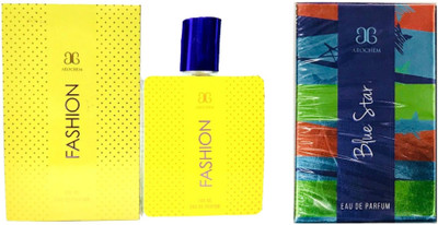 

Arochem Fashion and Blue Star Perfume 100ML Each (Pack of 2) Eau de Parfum - 200 ml(For Men & Women)