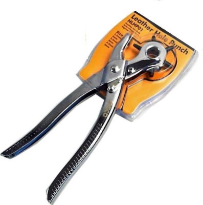 Tinax Revolving Leather Canvas Hole Punch Plier(Length : 8.5 inch)