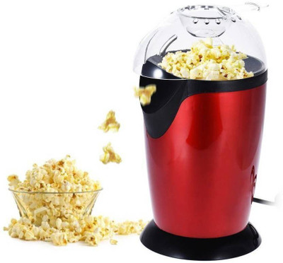 

GOCART Health Corn Household Mini Popcorn Makers Automatic Popper Snacks Gift for Kids Children Popcorn Machine 60 g Popcorn Maker(Red, Black)