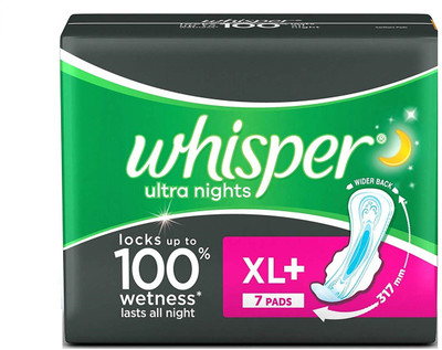

Whisper Ultra Nights XL+7 Pad Sanitary Pad