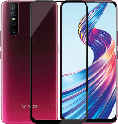 Hupshy Edge To Edge Tempered Glass for Vivo V15(Pack of 1)