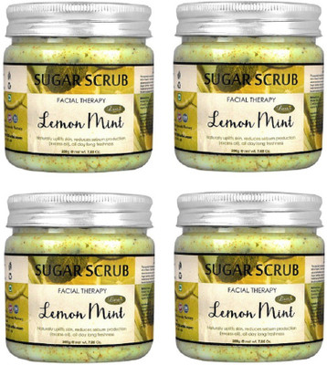 Luster Lemon Mint Sugar (Set of 4) Scrub(200 g)