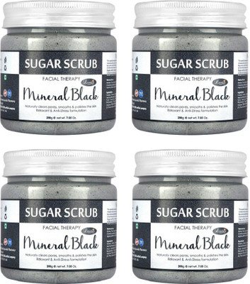 

Luster Mineral Black Sugar (Set of 4) Scrub(200 g)