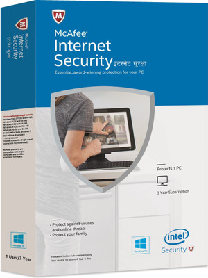 McAfee Internet Security 1 User 3 Years(Voucher)