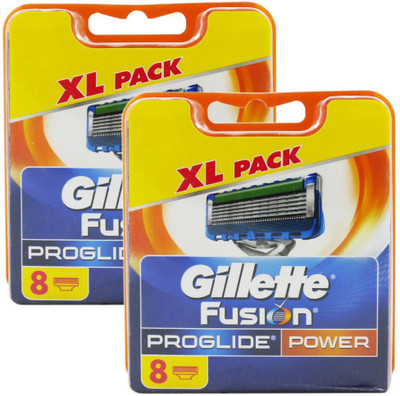 

Gillette FUSION PRO-GLIDE POWER 8 PIC X 2 PACK COMBO(Pack of 8)