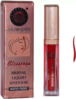 

Color Queen Sindoor Suhaag Blessing Liquid Bridal waterproof Sindoor (Red) Sindoor(Red)