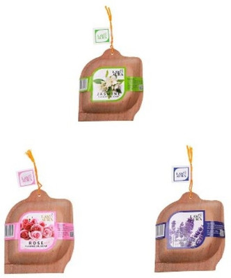 

Lay & Aura Lavender, Rose & Jasmine flower oil soaps 100 grams each soap(300 g, Pack of 3)
