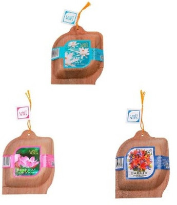 

Lay & Aura Pink Water Lily, Water Lily & Dahlia 100 grams each soap(300 g, Pack of 3)