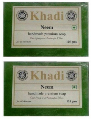 

Vartika Khadi Neem Soap ( Pack of 2 ) (250 g, Pack of 2)(250 g, Pack of 2)