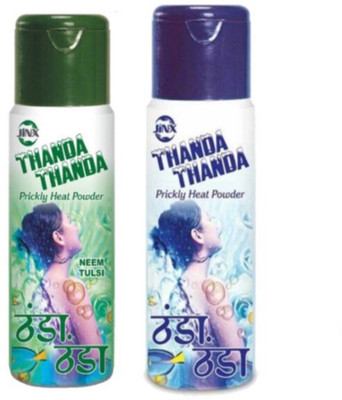 

THANDA THANDA JIN-X POWDER PACK OF 2 NEEM TULSI & COOL PACK OF 300 GRAMS(300 g)