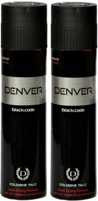 

Denver Talc BlackCode COLOGNE Body Talc 100g x 2(200 g)