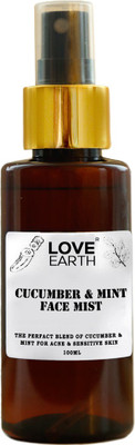 

Love Earth CUCUMBER % MINT FACE MIST(100 ml)
