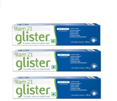 

Glam 21 glame 21 Toothpaste(570 g, Pack of 3)