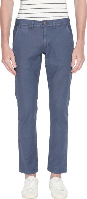 Urban Ranger by Pantaloons Slim Fit Men Blue Trousers