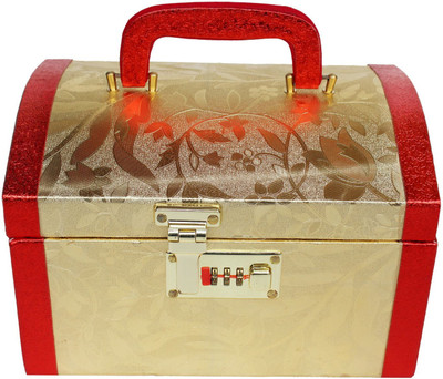 

Lifex bangle bx makeup and jewellery box Vanity Box(Red)
