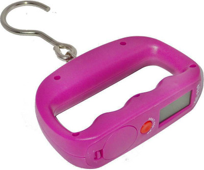 

Granny Smith 50Kg Portable Hanging Luggage Weight Machine Digital for Weighing Household Items Weighing Scale(Pink)