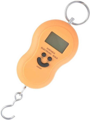 

Granny Smith Smiley Pocket Weight Machine Digital 50 KG Travel Luggage Weighing Scale(Orange)