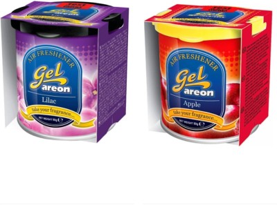 areon Lilac & Apple Car Freshener Gel(2 x 80 g)