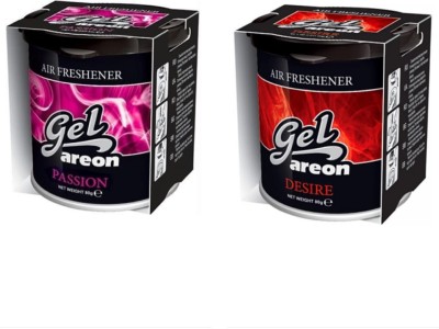 areon Passion & Desire Car Freshener Gel(2 x 80 g)