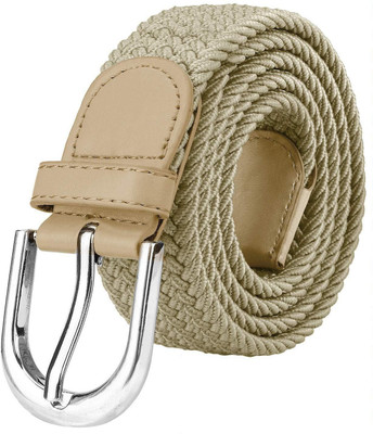 ZORO Men & Women Casual Beige Canvas Belt