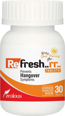

zealous health REFRESHER..RR, anti-hangover herbal medicine, 30 tablets(15 g)