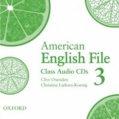 American English File Level 3: Class Audio CDs (3)(English, CD-Audio, Oxenden Clive)