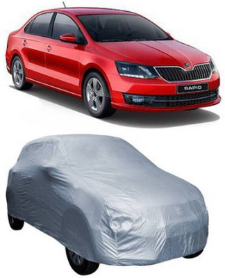 ask Car Cover For Skoda Rapid (Without Mirror Pockets)(Silver)