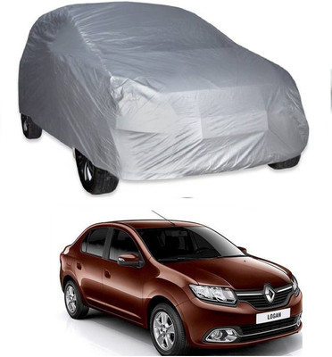 AutoKick Car Cover For Renault Logan (Without Mirror Pockets)(Silver)