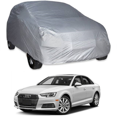 AutoKick Car Cover For Audi A4 (Without Mirror Pockets)(Silver)