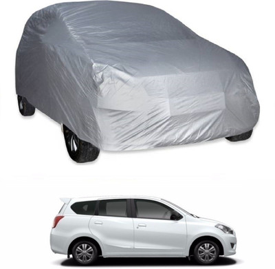 AutoKick Car Cover For Nissan Go (Without Mirror Pockets)(Silver)